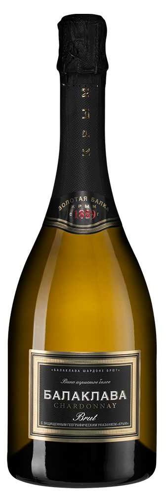 Игристое вино Балаклава Chardonnay Brut белое брют Россия, 0,75 л