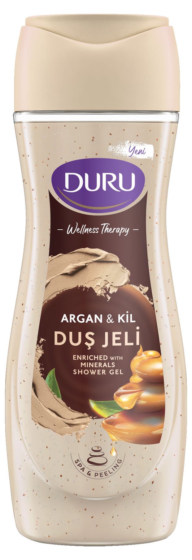 Гель для душа Duru Wellness Therapy Argan & Clay, 450 мл