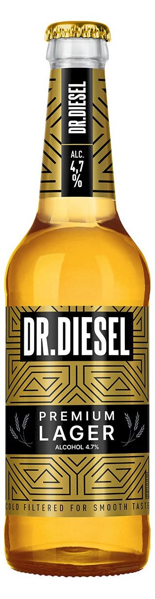 Пиво доктор дизель фото Купить Пиво Doctor Diesel Premium Lager светлое фильтрованное 4,7%, 450 мл (1381