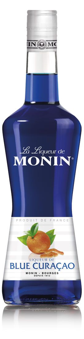 фото Ликер monin blue curacao 20% франция, 0,7 л