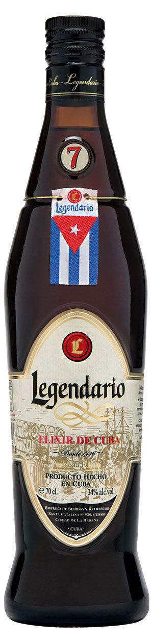 фото Ром legendario elixir de cuba 34% куба, 0,7 л