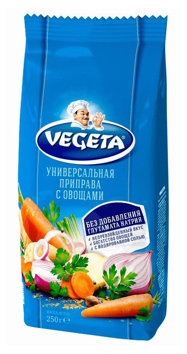 Приправа Vegeta Универсальная с овощами 250 г 279₽