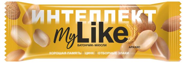 Батончик-мюсли Леовит My Like Арахис, 25 г