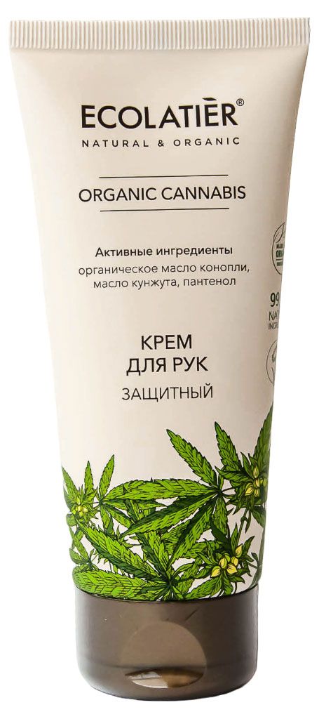 фото Крем для рук ecolatier защитный серия organic cannabis, 100 мл