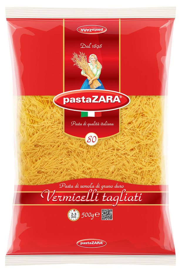 Макаронные изделия Pasta Zara Vermicelli tagliati вермишель 500 г 114₽