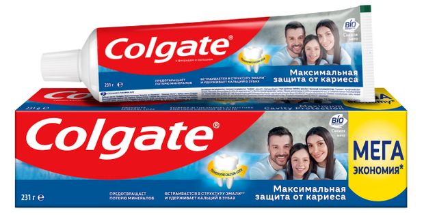 Зубная паста Colgate Максимальная защита от кариеса Свежая мята, 150 мл