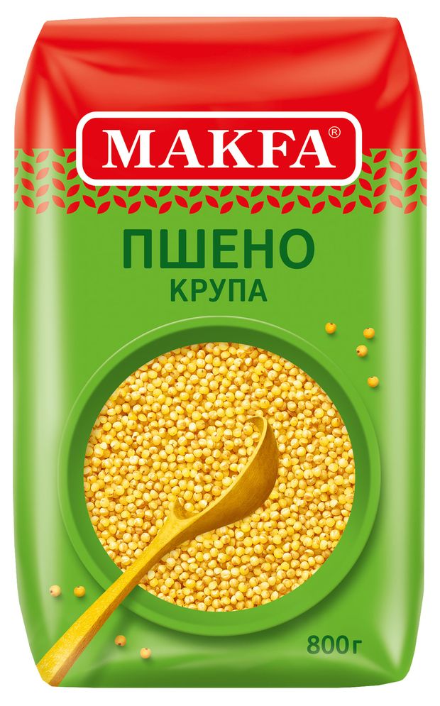 Крупа Makfa Пшено шлифованное, 800 г