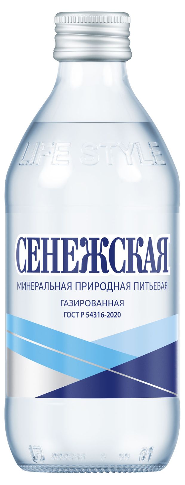 Вода минеральная Сенежская газированная, 330 мл