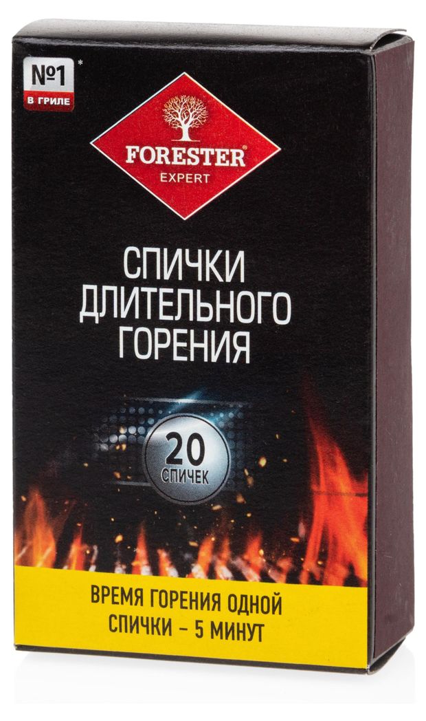 фото Спички длительного горения forester, 20 шт