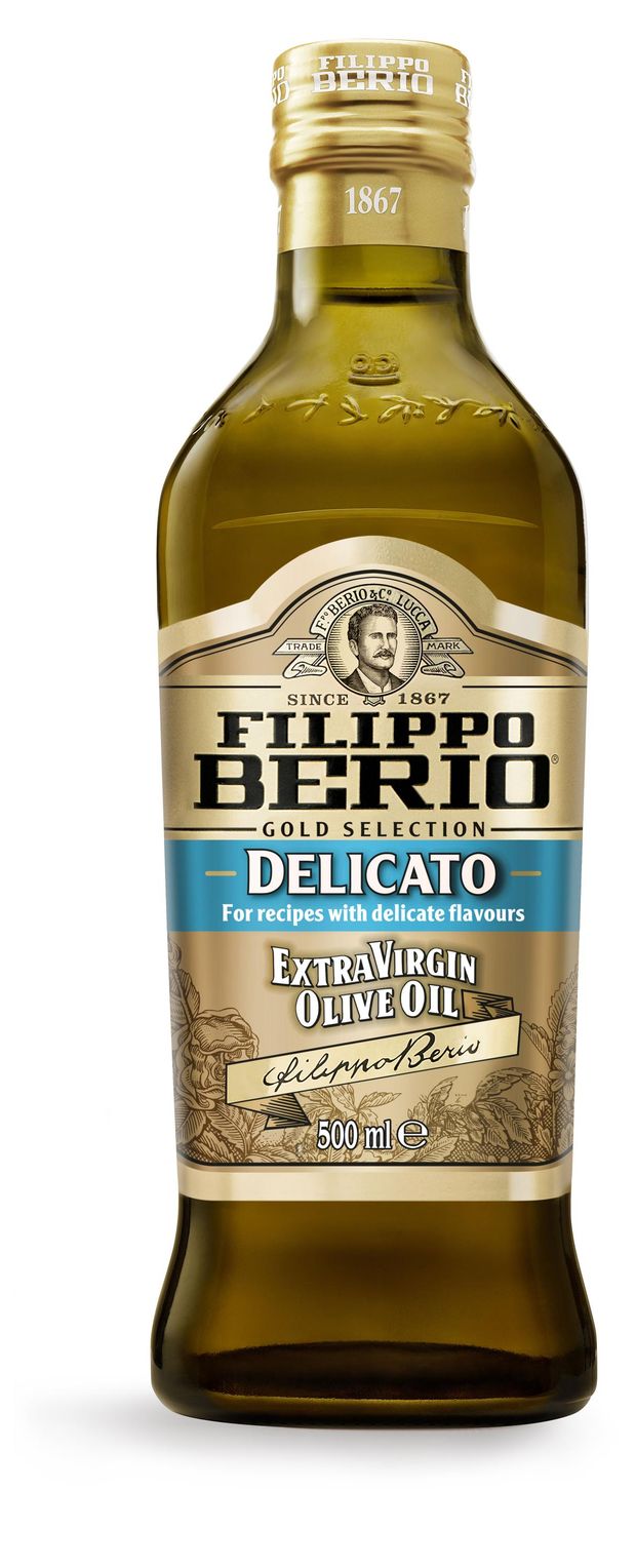 Масло оливковое Filippo Berio Delicato Extra Virgin нерафинированное, 500 мл