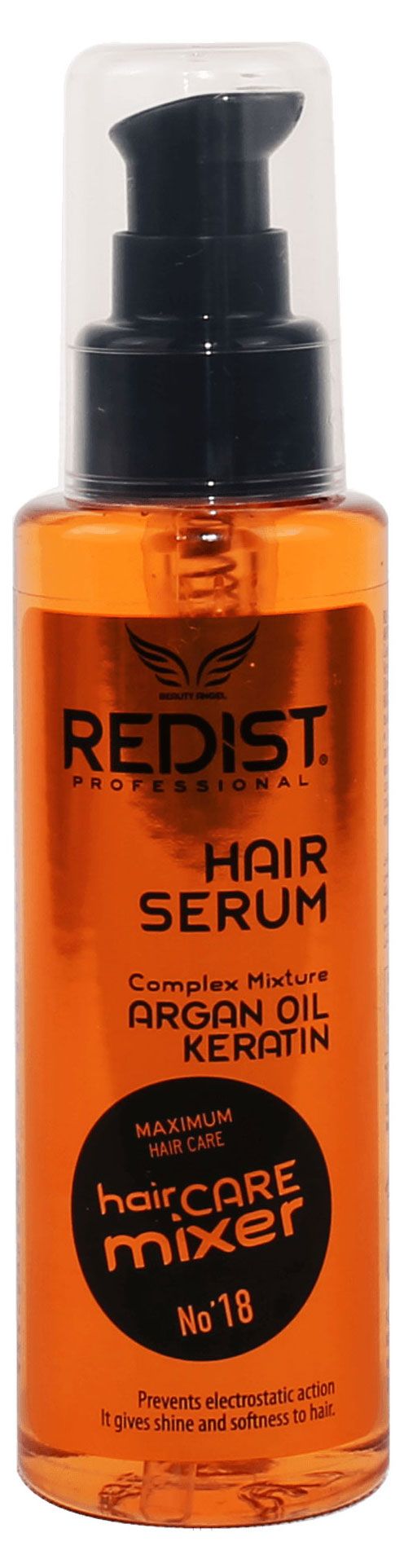 Сыворотка для волос Redist Hair Serum Argan Oil & Keratin Hair care mixer с кератином и аргановым маслом 18, 125 мл