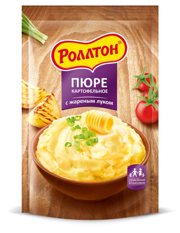 Пюре картофельное Роллтон сухое с жареным луком 240 г 141₽