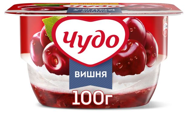 Творожок Чудо воздушный вишня 4.2%, 100 г