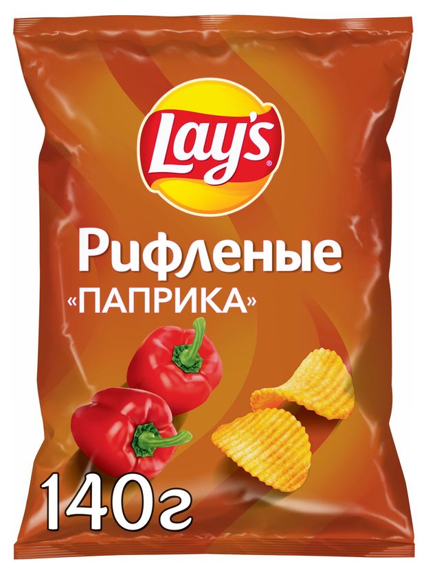 Чипсы картофельные Lay's со вкусом паприки, 140 г