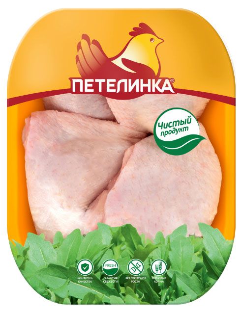 Бедро куриное Петелинка охлажденное (1 - 1,3 кг), 1 упаковка ~ 1,1 кг