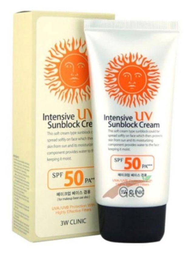 Крем солнцезащитный 3W Clinic Интенсивный SPF50PA 70 мл 449₽