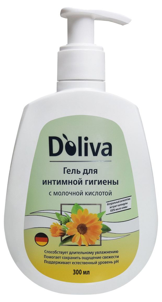 Гель для интимной гигиены Doliva с молочной кислотой, 300 мл