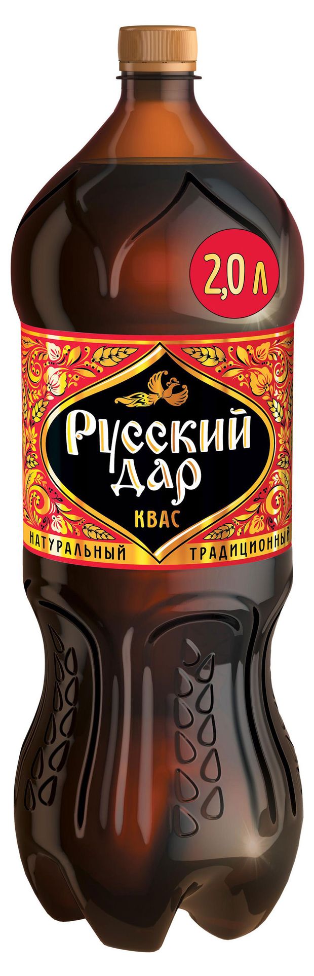 Квас Русский Дар ферментированный, 2 л