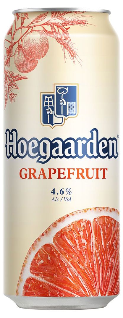 Пивной напиток Hoegaarden со вкусом грейпфрута нефильтрованный, 450 мл