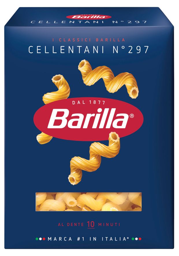 Макаронные изделия Barilla Cellentani n.297 из твердых сортов пшеницы, 450 г