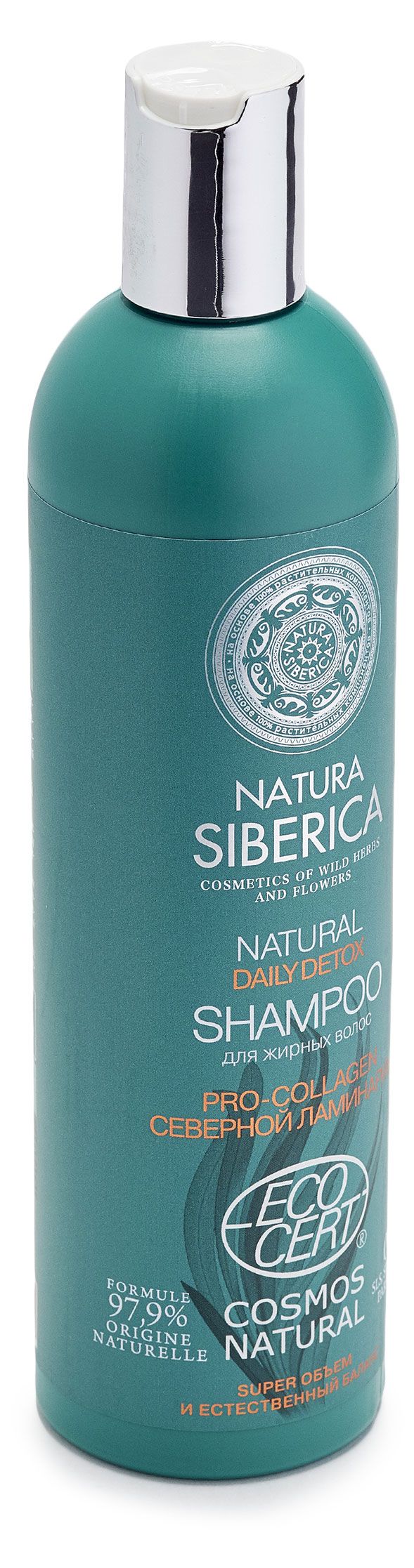 Купить Шампунь для жирных волос Natura Siberica Daily detox, 400 мл (69725)  в интернет-магазине АШАН в Москве и России