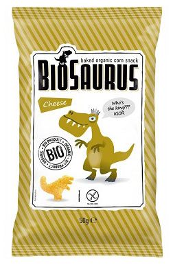 Снек кукурузный Biosaurus со вкусом сыра, 50 г