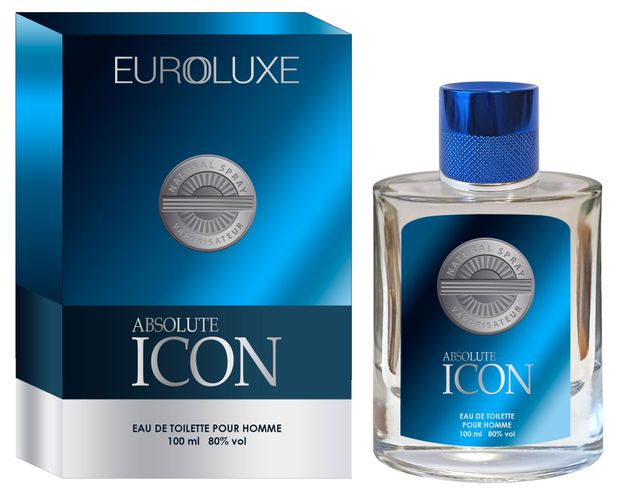 Туалетная вода мужская EUROLUXE Icon Abcolute 100 мл 499₽