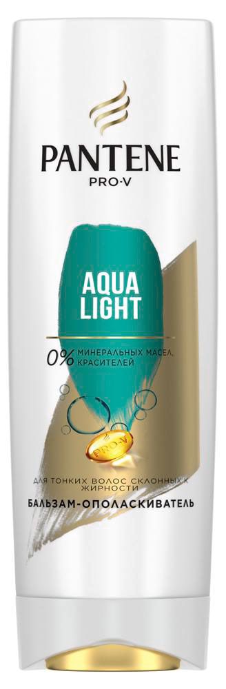 фото Бальзам-ополаскиватель для волос pantene pro-v aqua light для тонких и склонных к жирности волос, 360 мл