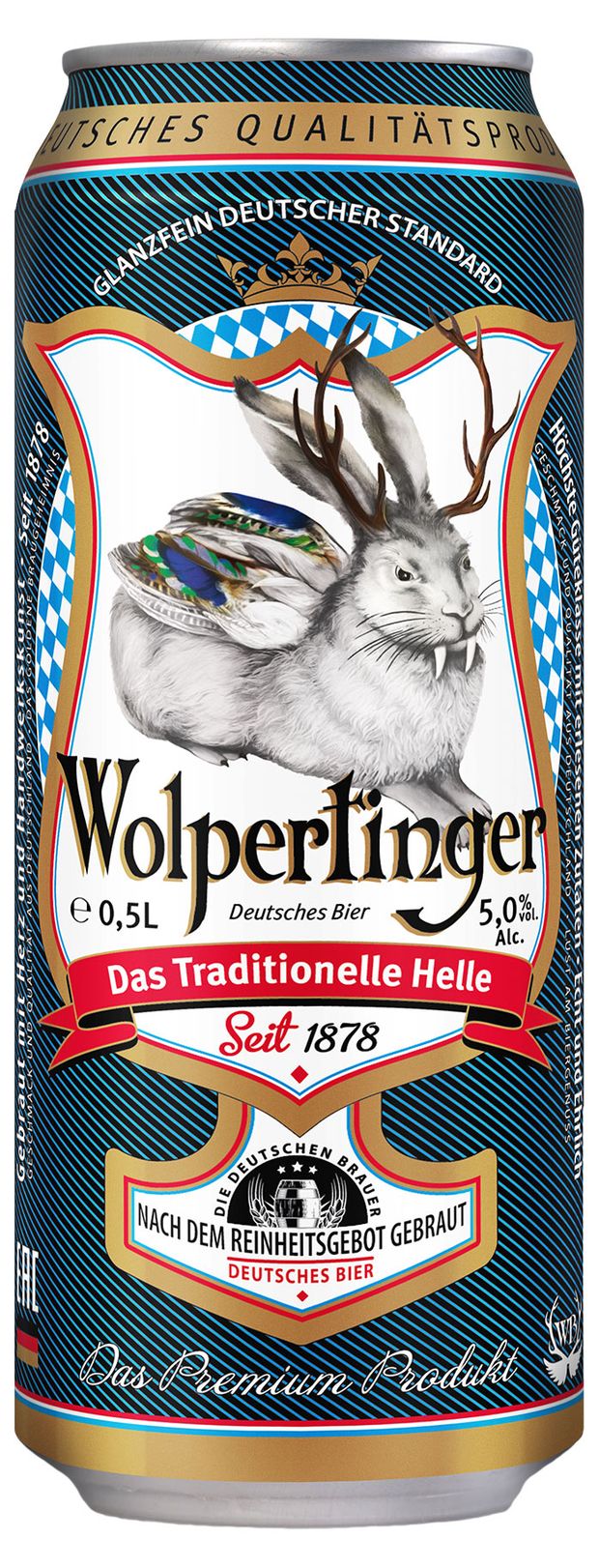 Пиво Wolpertinger Das Traditionelle Helle светлое фильтрованное 49 500 мл 149₽