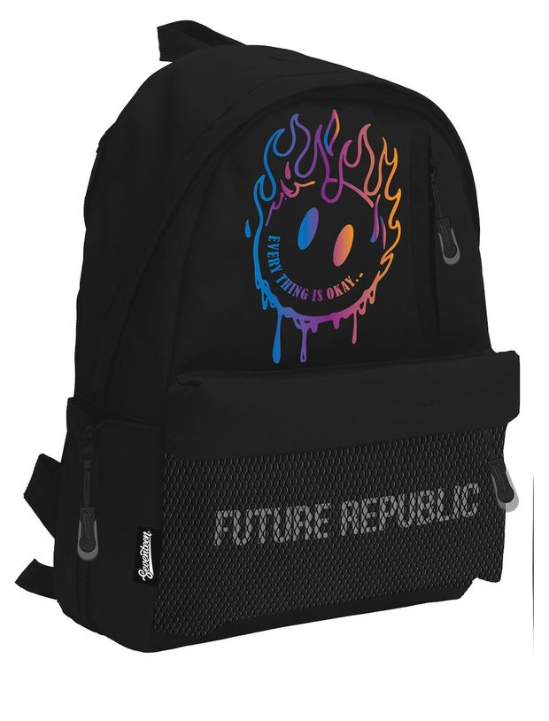 Рюкзак школьный Seventeen Future Republic 39х29х15 см, 18 л