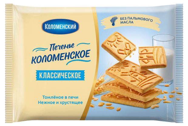 Печенье сахарное Коломенское Классическое, 240 г