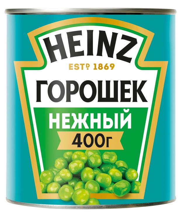 Горошек зеленый Heinz нежный 400 г 99₽