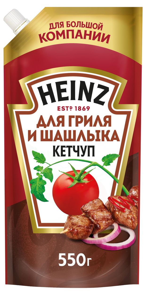 Кетчуп Heinz для гриля и шашлыка 550 г 239₽