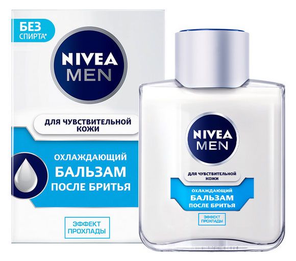 фото Бальзам после бритья nivea men для чувствительной кожи охлаждающий, 100 мл