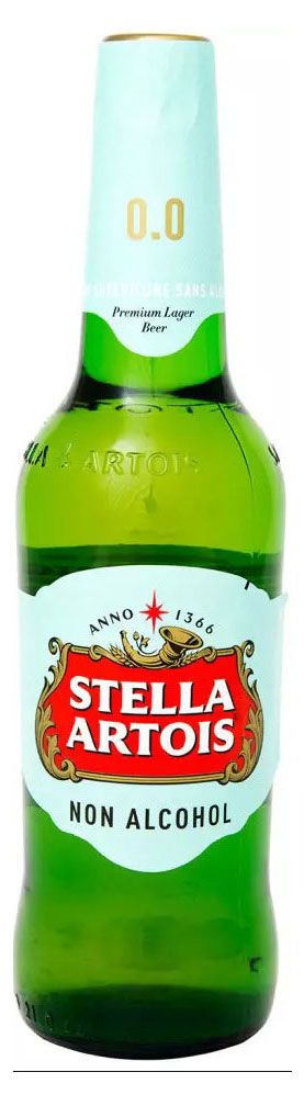 Пиво безалкогольное Stella Artois светлое фильтрованное 0,5%, 440 мл