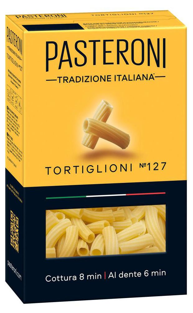 Макаронные изделия Pasteroni Tortoglioni 127, 400 г