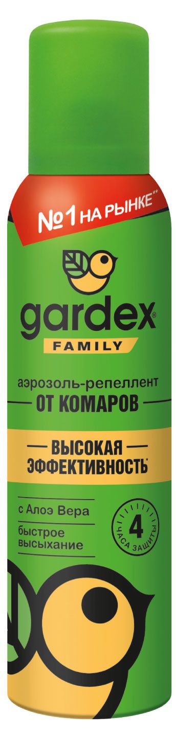 Спрей от комаров Gardex с алоэ вера 150 мл 159₽