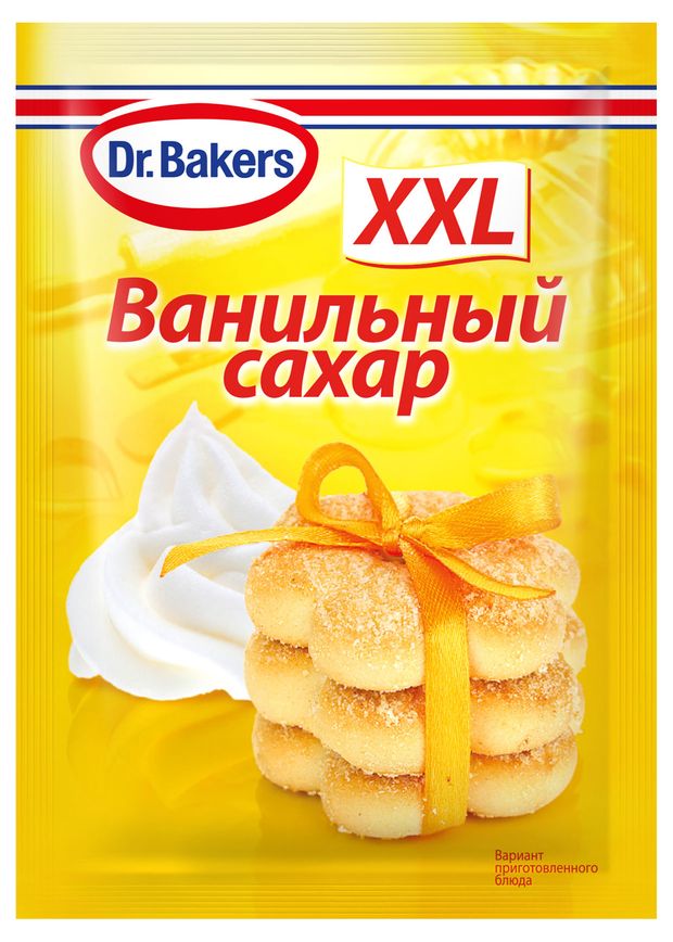 Сахар ванильный DrBakers XXL 40 г 44₽