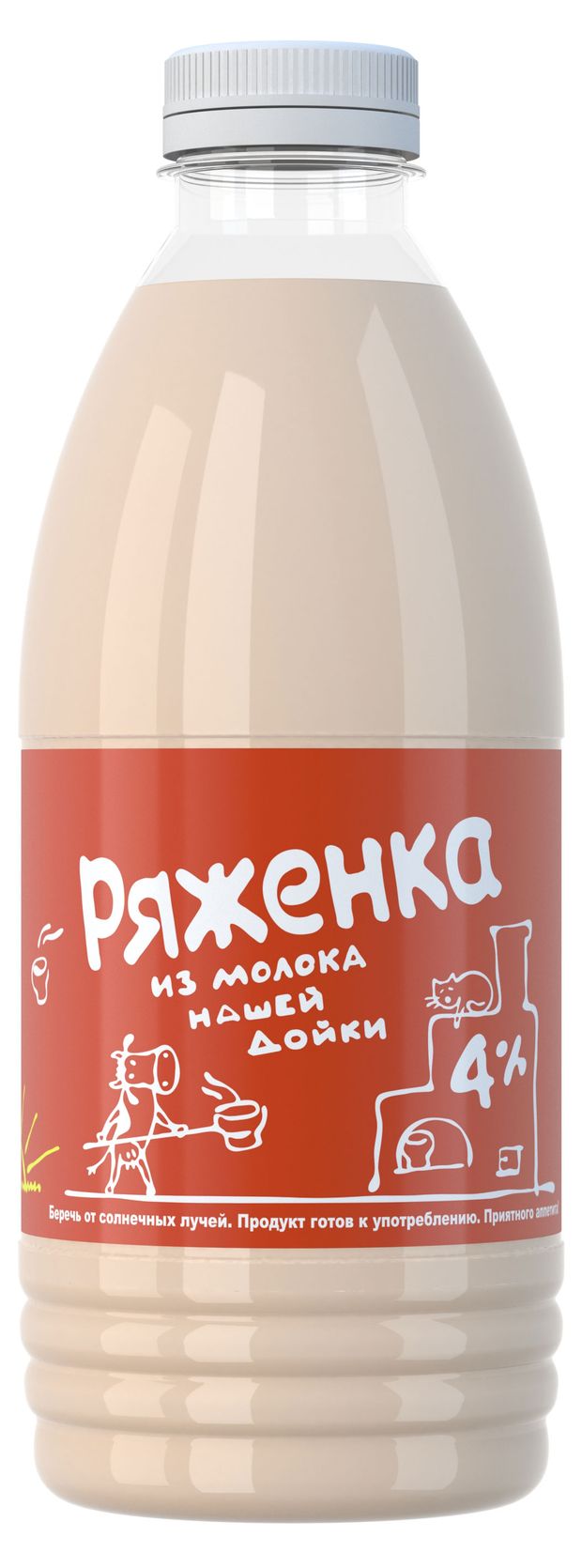 Ряженка Из молока Нашей дойки 4%, 0,9 кг