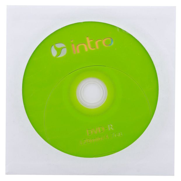 Диск DVD-R Intro 4,7GB, 1 шт