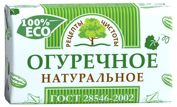 Мыло Рецепты чистоты Огурец , 180 г