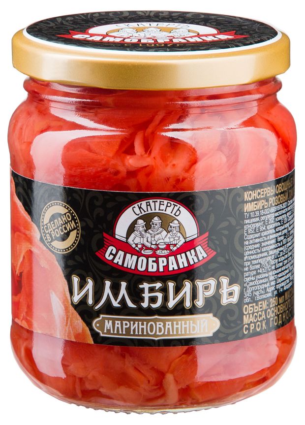 Имбирь маринованный Скатерть-Самобранка, 200 г