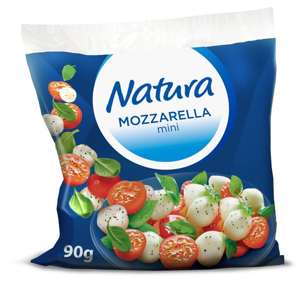 СырNatura Mozzarellamini 45%, 90 г