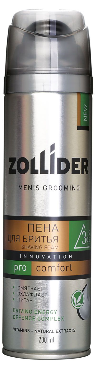 Пена для бритья Zollider Pro Comfort охлаждающая 200 мл 279₽