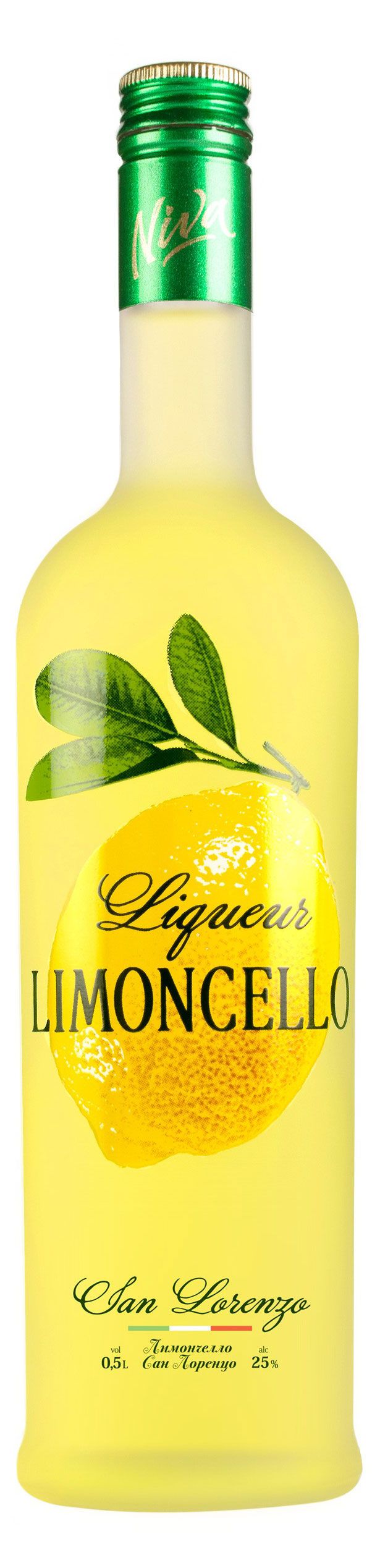 Ликер десертный San Lorenzo Limoncello Россия, 0,5 л