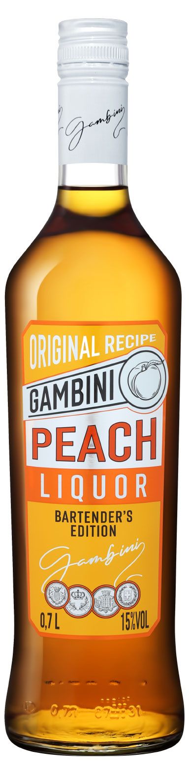 Ликер десертный Gambini Peach Россия 07 л 599₽