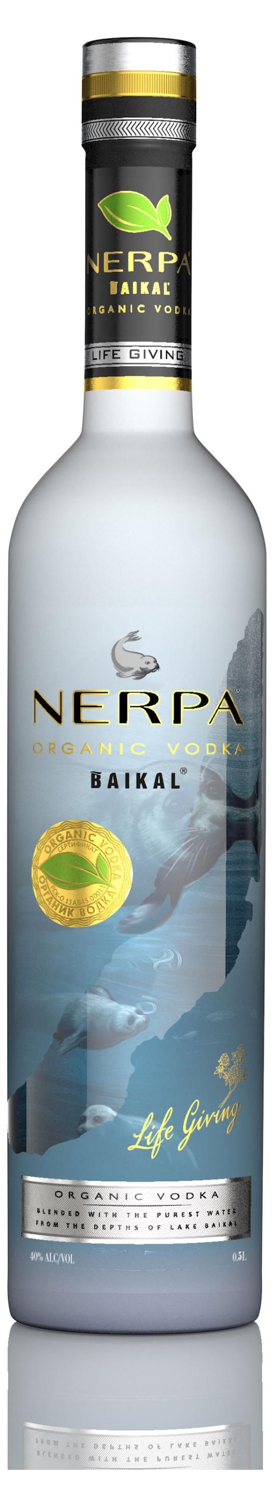 Водка Байкал Nerpa Organic Россия, 0,5 л