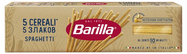 Спагетти Barilla Spaghetti 5 Злаков, 450 г