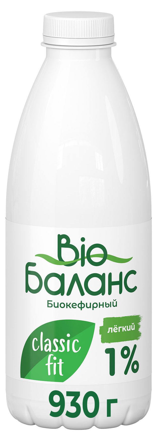 Био-кефир Bio balance 1% БЗМЖ, 930 г