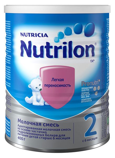 Смесь сухая молочная Nutrilon ГА 2 с 6 мес., 400 г